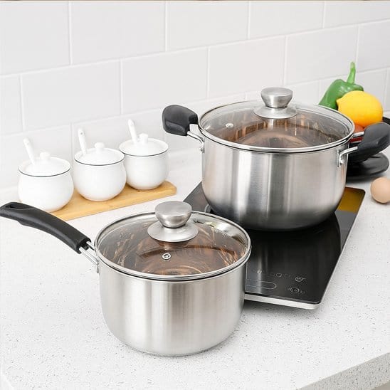 Faitout polyvalent en fonte d'aluminium | HomogĂšne