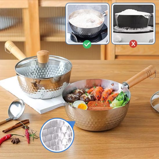 casserole inox nid d'abeille ne déborde pas