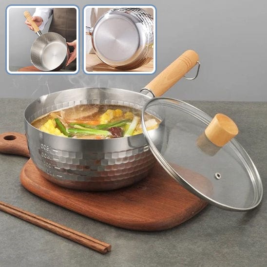 casserole inox présentation soupe