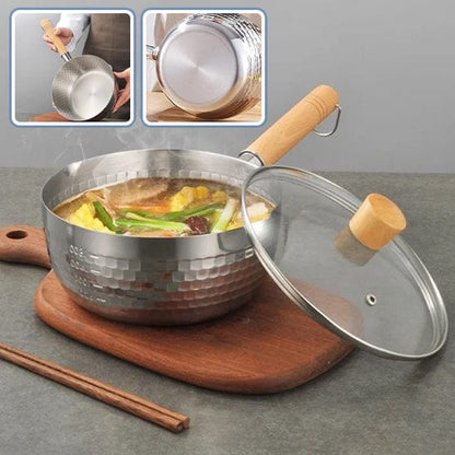 casserole inox présentation soupe