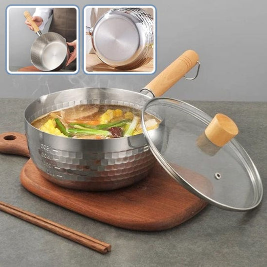 casserole inox présentation soupe