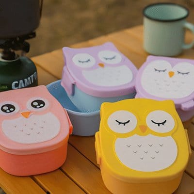 Lunch box enfant | Hibou Coloré