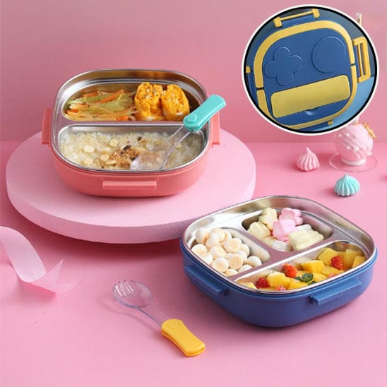COMPARTIMENTS DES LUNCH BOX ROSE ET BLEU