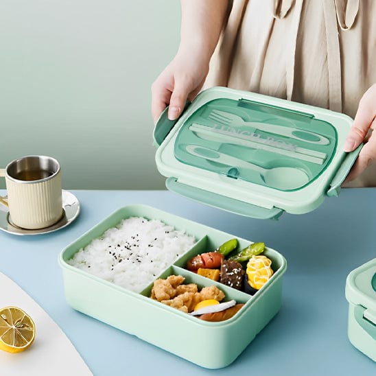 LUNCH BOX AVEC ALIMENTS ET COUVERCLE