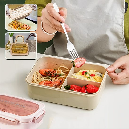 LUNCH BOX KAKI AVEC SON COUVERCLE
