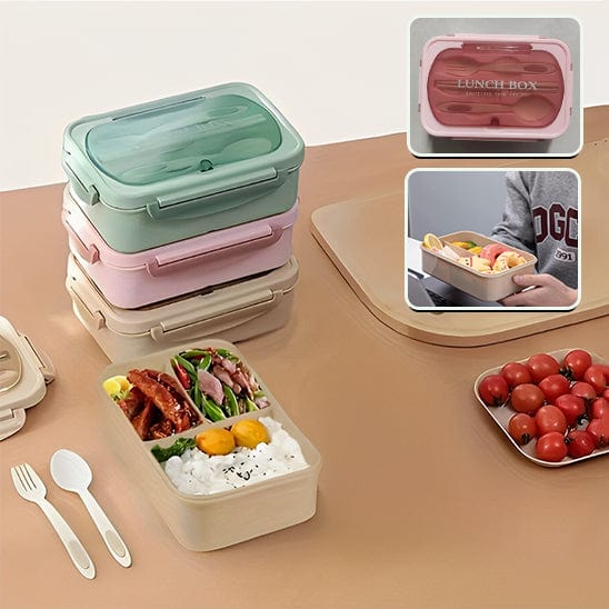 LUNCH BOX KAKI OUVERT AVEC D'AUTRES COULEURS