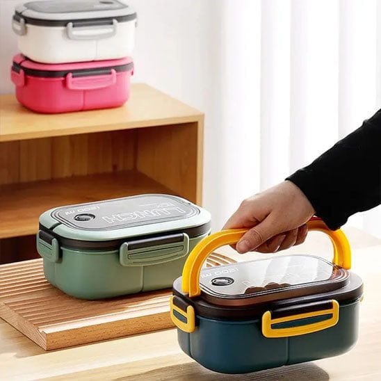 TRANSPORT AVEC POIGNEE LUNCH BOX BLEU