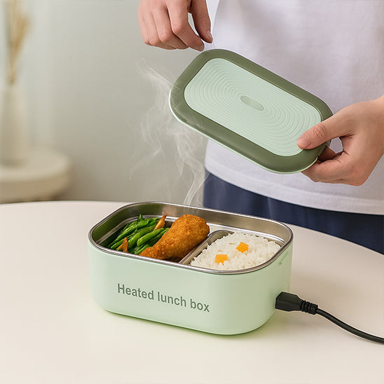 LUNCH BOX VERT CUISSON RIZ, POULET ET HARICOT VERT