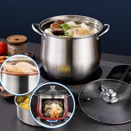 marmite inox cuisson viande