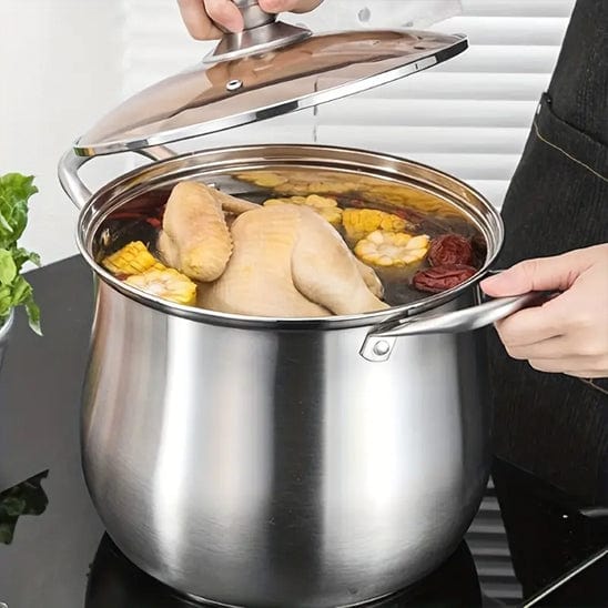 marmite inox cuisson poulet