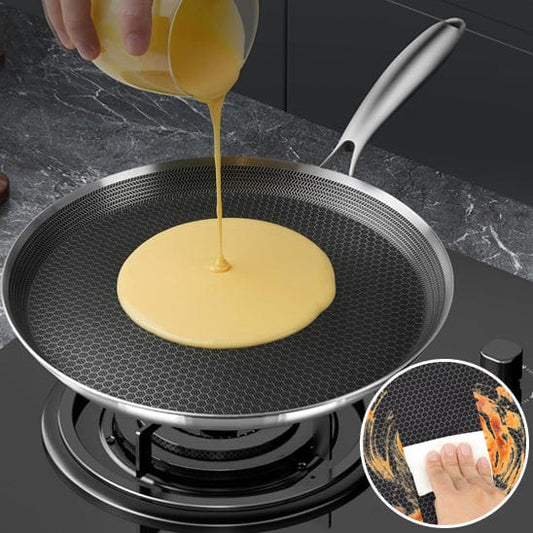 POELE A CREPE CUISSON PATE ET POELE NETTOYE