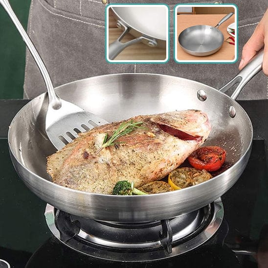 POELE INOX CUISSON POISSON