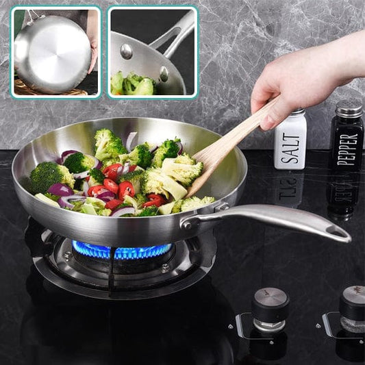 POELE INOX CUISSON LEGUMES