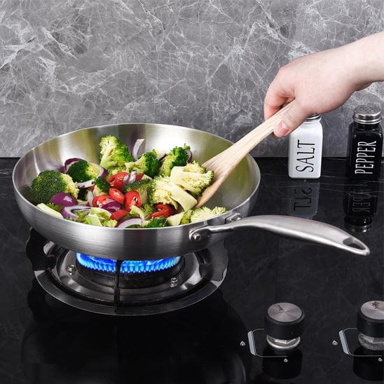 POELE INOX CUISSON LEGUMES
